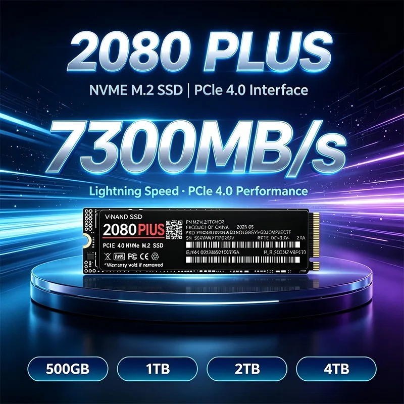 YENİ 2080 PLUS NVMe M.2 2280 S - M.2 Nvme 4Tb Pcie 4.0 Ssd incelemesi ve fiyatı