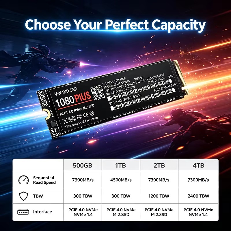 Oyun için M.2 NVMe SSD 1080 PL - M.2 Nvme 4Tb Pcie 4.0 Ssd incelemesi ve fiyatı